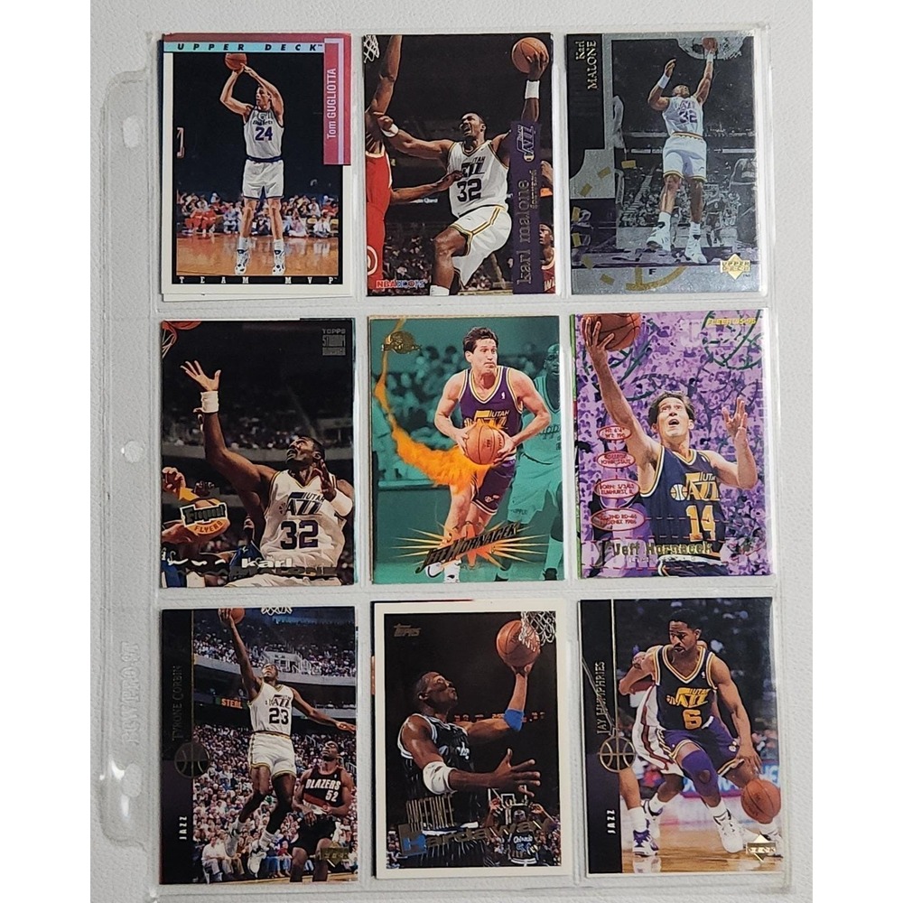 Mixed NBA Basketball Trading Card Lot 500+ Topps Upper Deck Fleer 90s Vintage